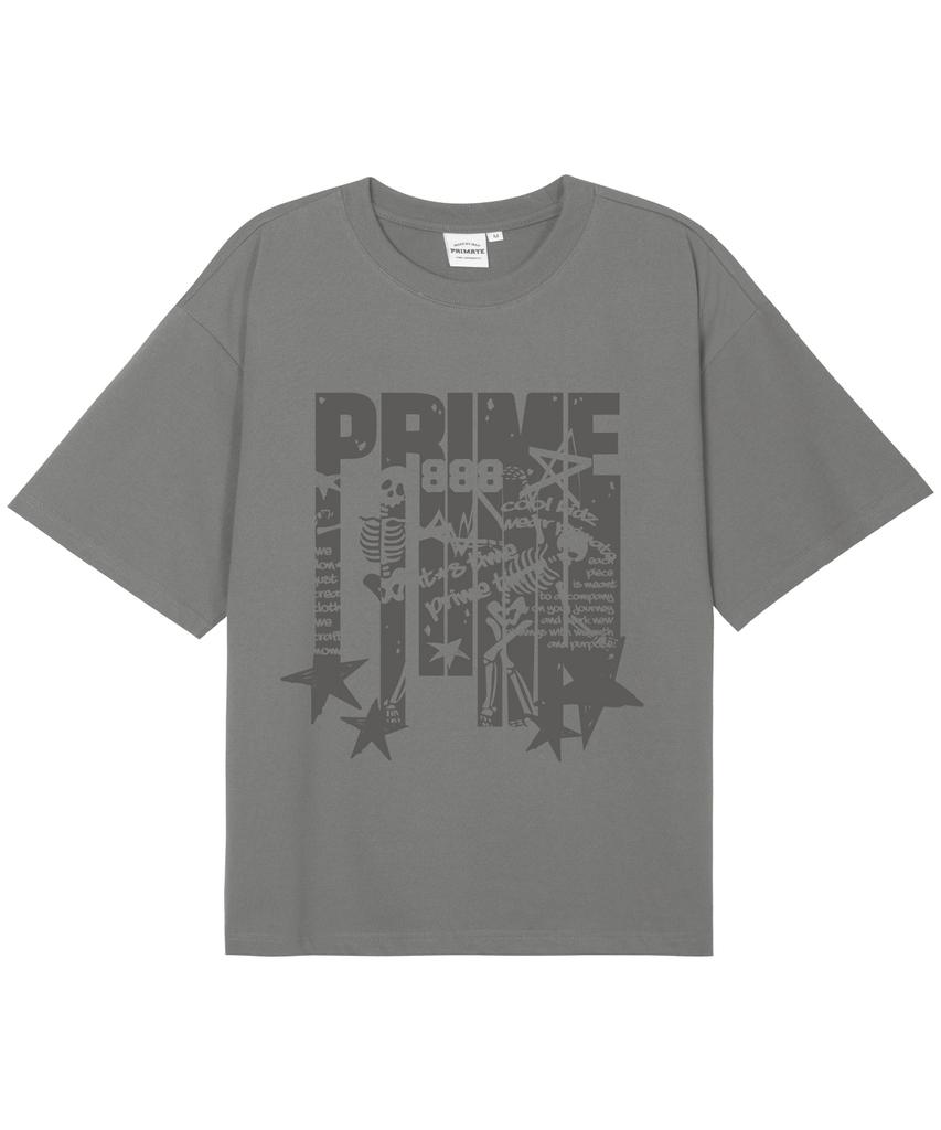 PRIMATE [Cool Cotton] Cage Oversized Short Sleeve T-Shirt 8 Colors (Type A)