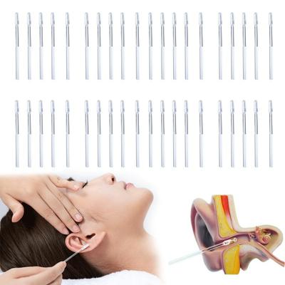 24Pcs Sticky Ear Wax Remover with Soft Silicone Tip Reusable Ear Cleaning Swabs for Adults Kids Safe Earwax Cleaner Portable Earwax Cleaning Tool