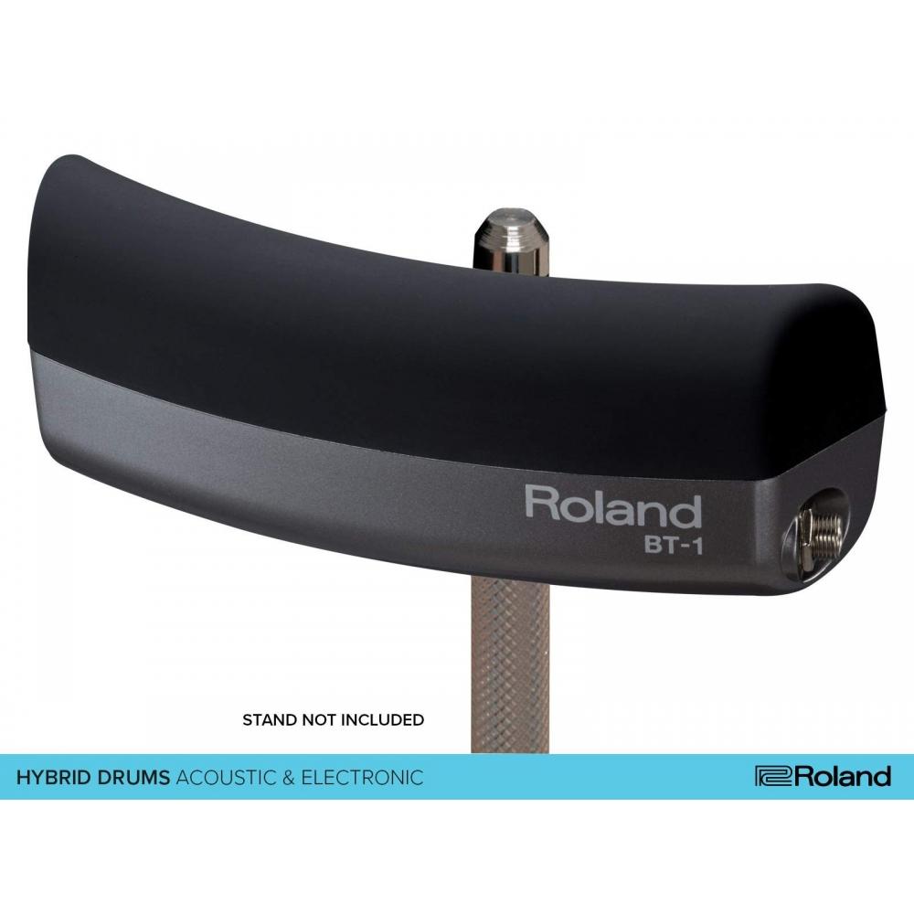 Roland BT-1 Drum Bar Trigger Pad for Hybrid & V Drums, Versatile Add-on Trigger Pad for V Pads and Acoustic Drums, Black