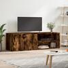 VidaXL TV Cabinet, Television Stand with Shelves and Door, TV Unit with Living Room Storage, Modern, Oak 833548