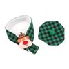 Christmas Pet Costume Dog Cats Christmas Reindeer Hat Headwear Pet Birthday Supply Dog Hat Paids Scarf