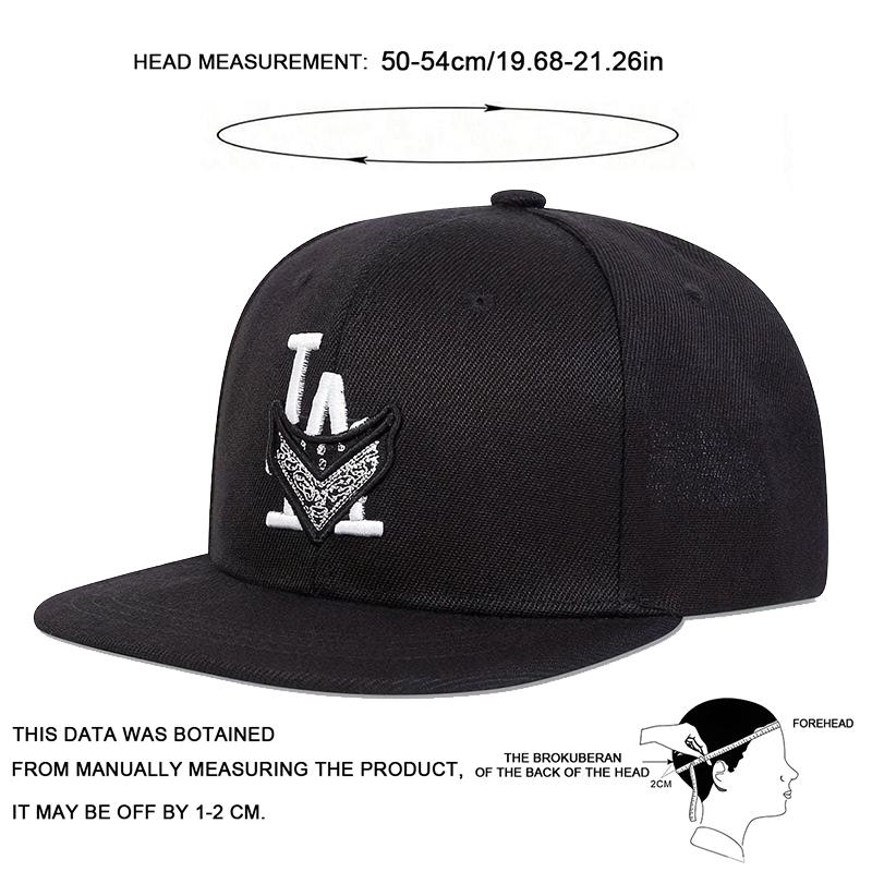 Stickerei Baseballkappen Hip-Hop Hüte Frühling und Sommer Outdoor-Nutzung Verstellbare Freizeitkappen Junge Mädchen Reisen Kinder La Buchstabe