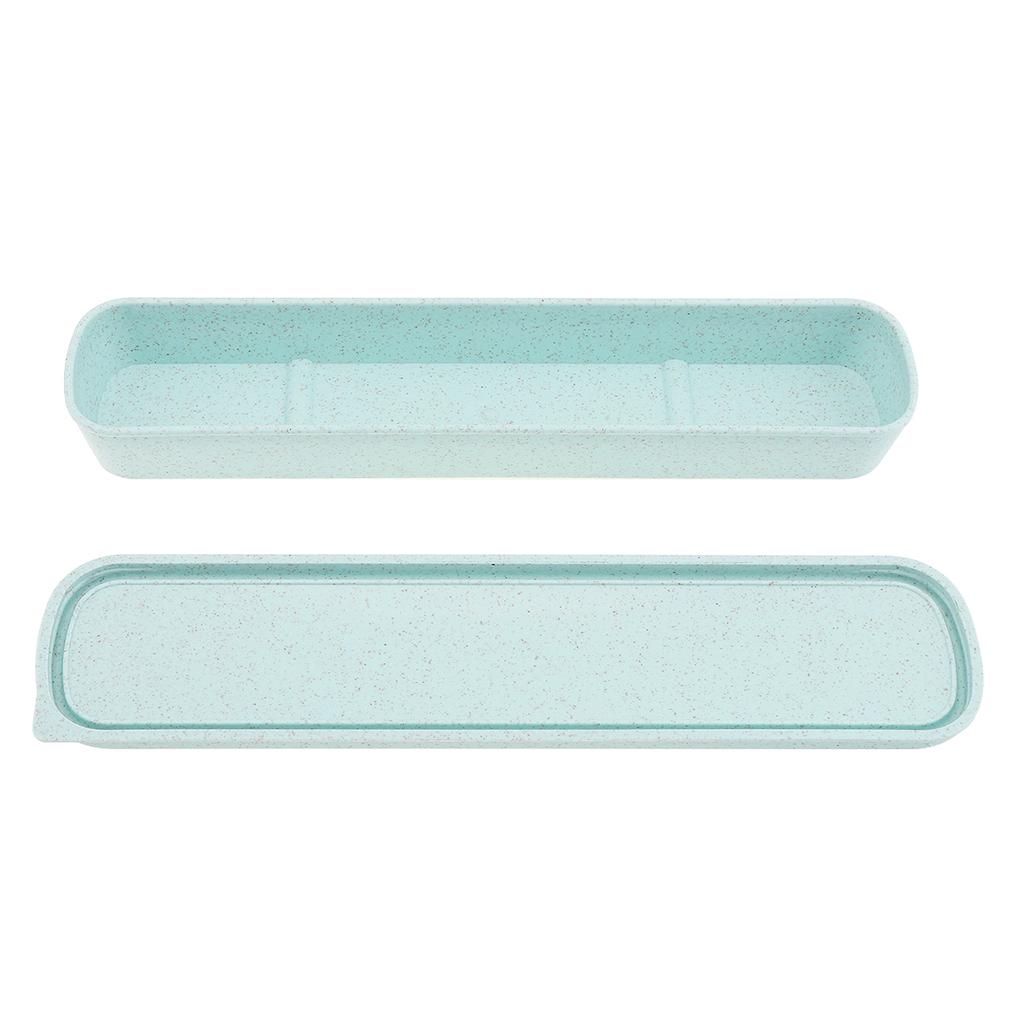 25cm Exquisite Workmanship Split Type Wheat Straw Tableware Box 3 Color For Dinnerware Boxes Picnics Dinnerware Box