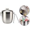 3L Ice Bucket, with Handle Cubes Container for Hotels, Bar, Clubs, Party, Restaurants