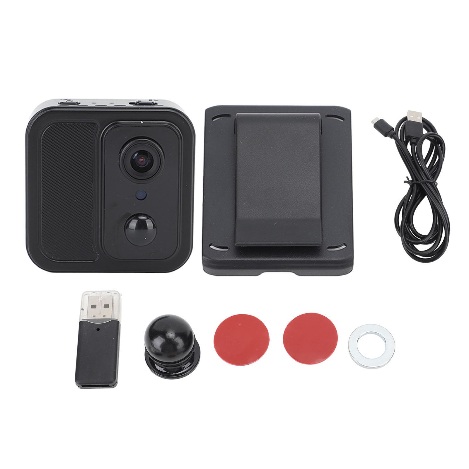 

Smart Security Camera 4K HD Wireless WiFi Magnetic Ultra Thin Night Vision Mini Camera with Back