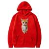 Autunm Funny Cat Printed Women Casual Multi-color Hoodies Women Men Harajuku Pullover Girl Boy Fashion Clothes Tops