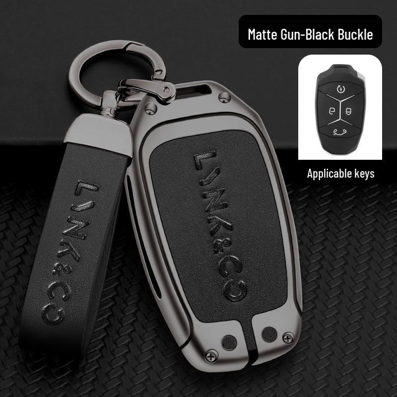 Compatible Lynk&Co 010203+05+0609 Metal Car Key Cover