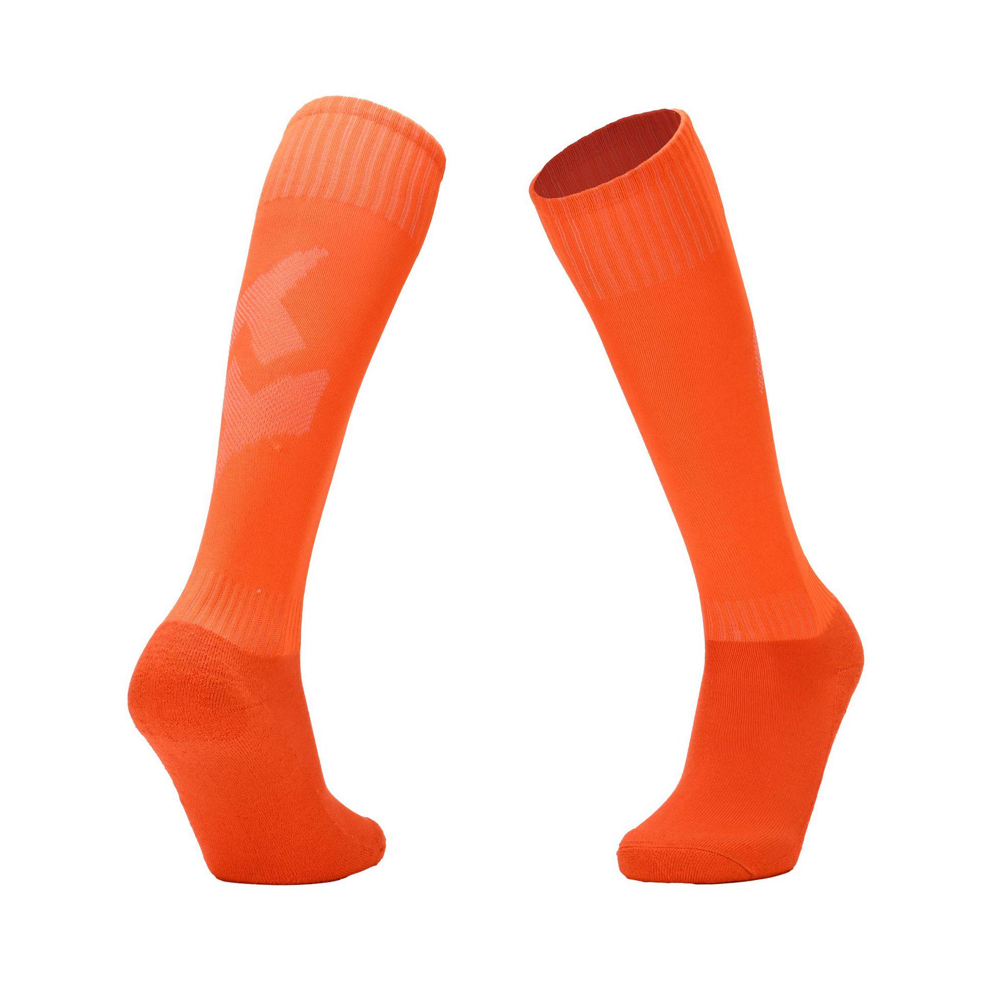 

Профессиональные спортивные носки с высоким паголенком и толстой махровой подошвой - Влагоотводящие для бега, бадминтона и фитнеса (унисекс) Child оранжевый