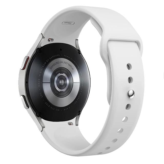 

Strap For Samsung Galaxy Watch FE/7/6/4/5 pro 45mm 44mm 40mm No Gaps Silicone sport Bracelet correa Galaxy Watch 6 classic band Galaxy watch 6 40mm белый