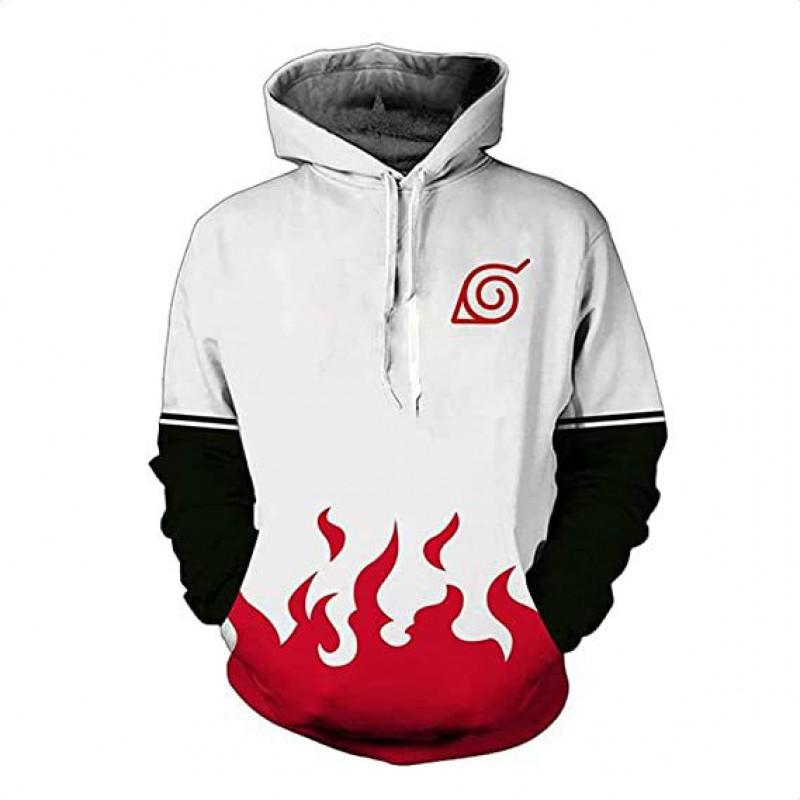 Naruto Kakashi Hoodie Men Women 3D Printed Unisex Long Sleeve Casual Sweatshirt Loose Fit Winter