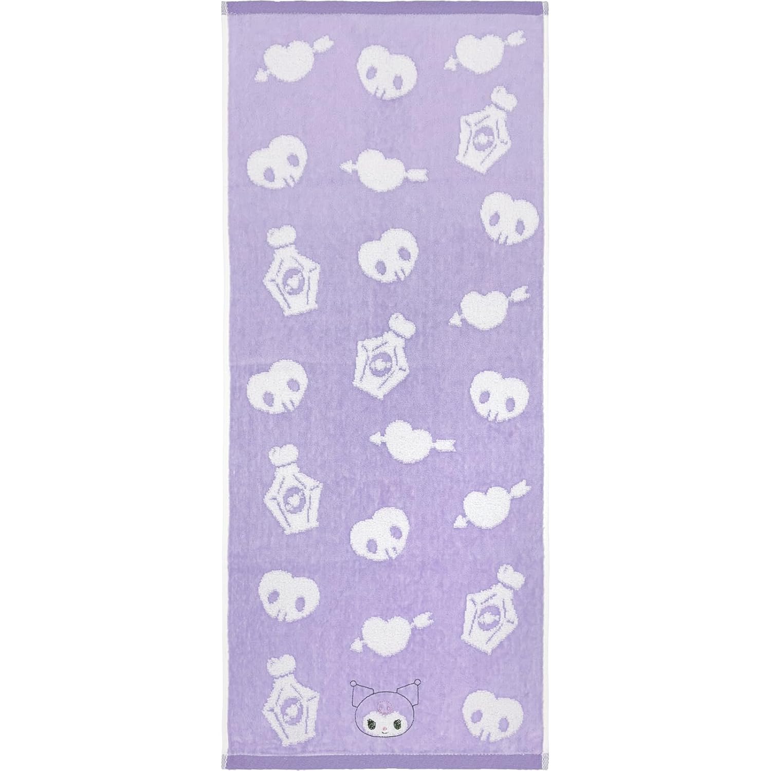 Hayashi Face Towel Approximately 3380cm Sanrio Natural Soft Kuromi FP433000