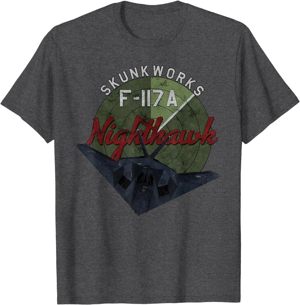 F-117 Nighthawk Stealth Airplane Men T-shirt Short Sleeve Casual Cotton O-Neck T Shirt