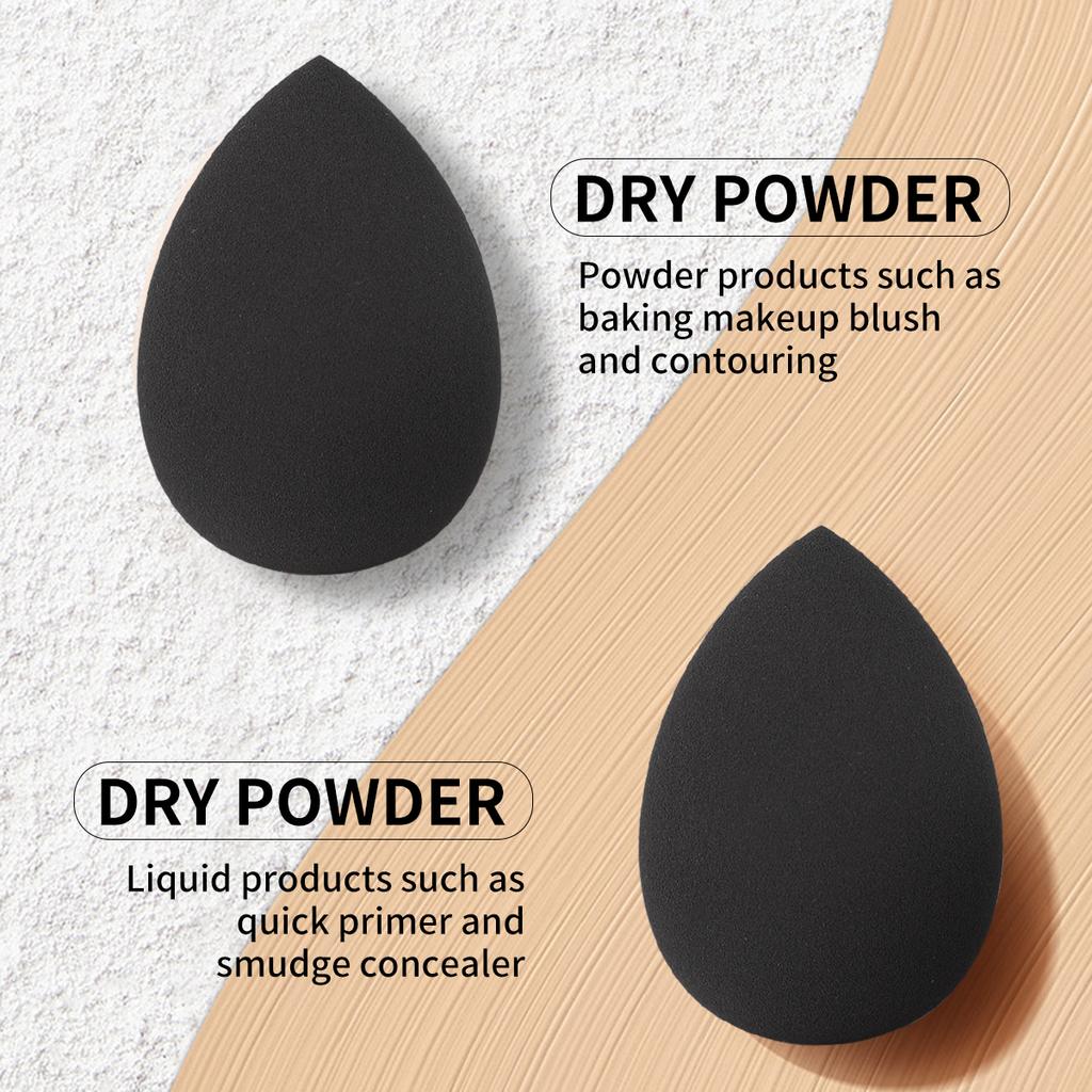 100/50/20 Pcs Black thumb powder puff mini air cushion Finger powder puff Foundation liquid Concealer Special makeup sponge tool