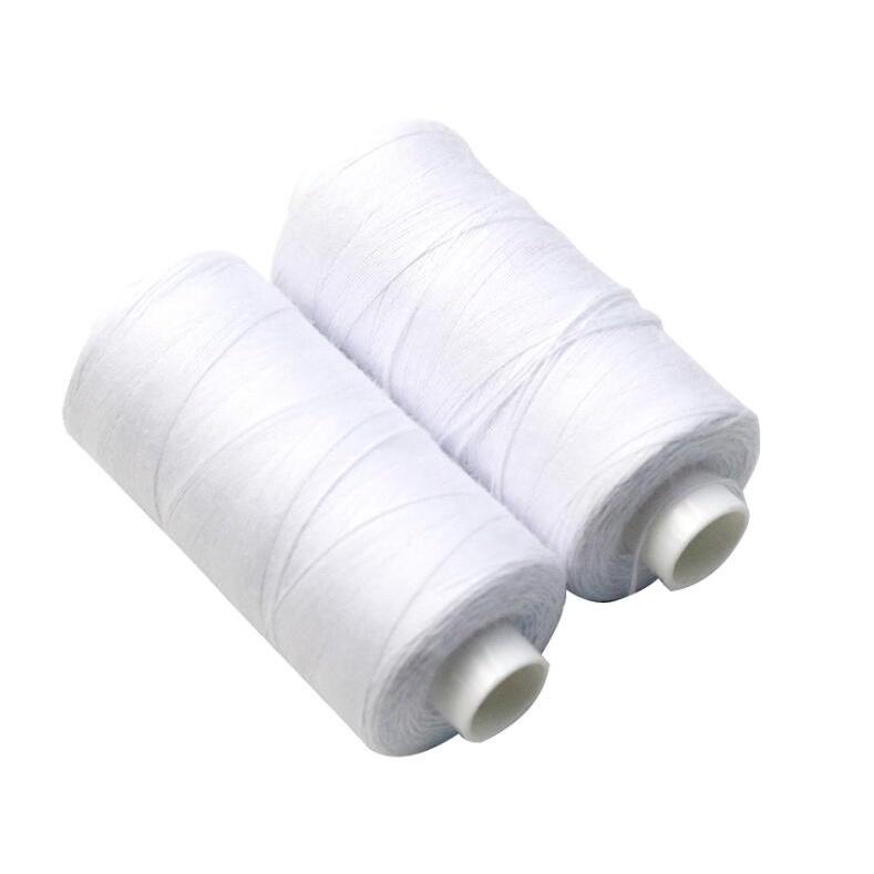 Home Sewing Thread DIY Hand Sewn Black And White Thread 500m 402 Polyester Sewing Thread Material
