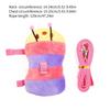 Small Animal Harness and Leash Set Soft Plush Pet Harness with Safe Bells No Pulls Comfort Plush Vests for Small Pet