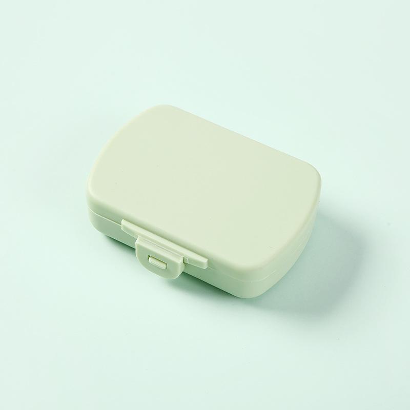 1PC Portable 6-grid Pill Box Drug Storage Box One-week Pill Box Sub-packing Box Small Pill Box Portable Pill Box