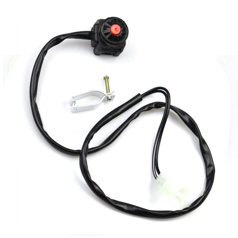 Wiring Harness Ignition Coil CDI BOX Spark Plug for 50cc 70cc 90cc 110cc 125cc 140cc Foot Start Horizontal Engine