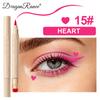 Colorful Liquid Stamp Eyeliner Red Star Heart Butterfly 2 In 1 Eye Liner Pencil Purple Pink Waterproof Eye Template Makeup Tool