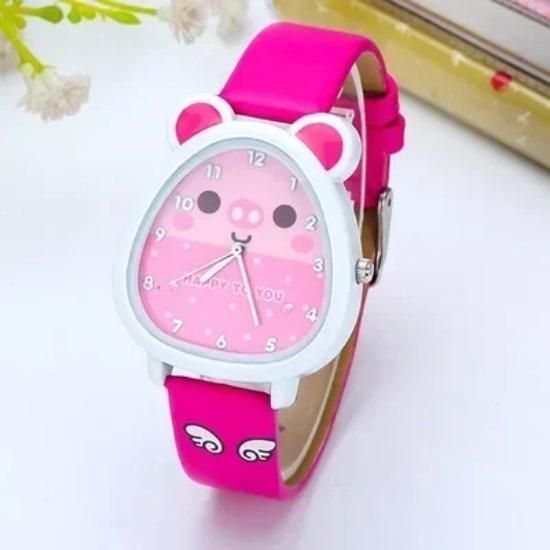 Girls Cute Cartoon Kids Watches Quartz Analog Leather Wristwatches Cartoon Children Watch Birthday Girls Clock Gift