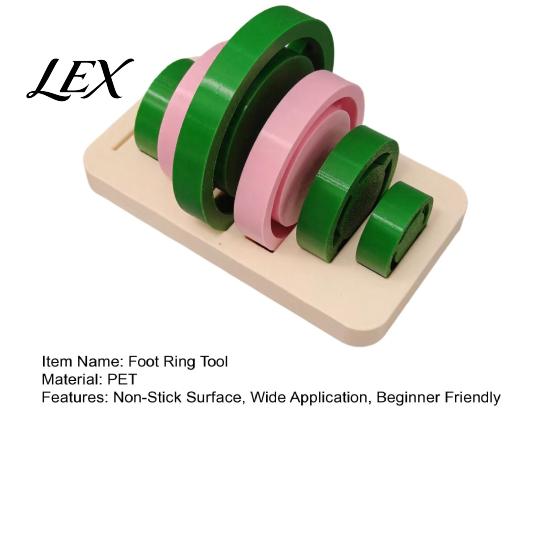 Uniform Foot Ring Molds for Clay Pottery Tools Set, 6 Sizes Base Aligner Templates, Studio Supplies Ceramics Shaping Ceramic Mugs Bowls Vases,