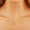 Nidin New Trendy Boy And Girl Love Letter Charm Pendant Necklaces For Women Fashion Versatile Fine Jewelry Mother's Day Gifts