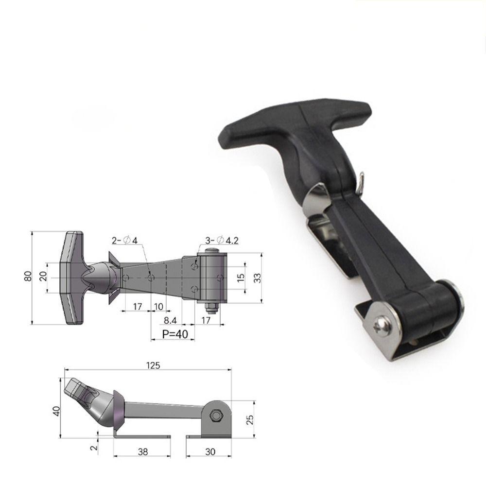 Alloy Flexible Hood Catch Compartment Seal Drawer Latch New Rubber Buckle  Cooler Box