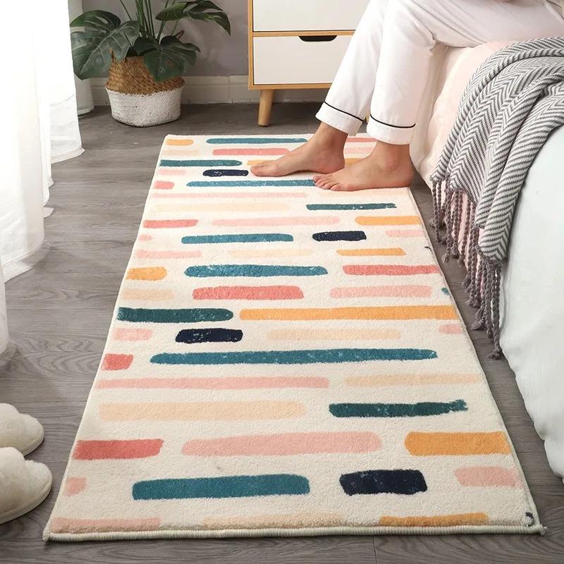 Bedroom Carpet Bedside Floor Mat Runner Rug Long Carpets Cute Cartoon Children's Carpets Home Decoration Rugs