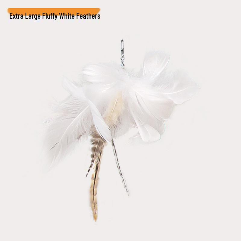 Cross-Border Suction Cup Cat Teaser Stick with Feather Attachment
