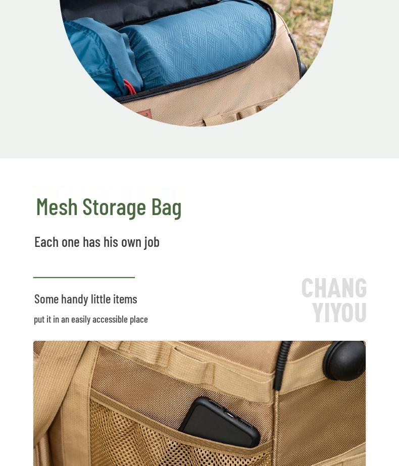 Khaki Multifunctional Wheeled Camping Backpack and Storage Bag - Large Capacity for Men