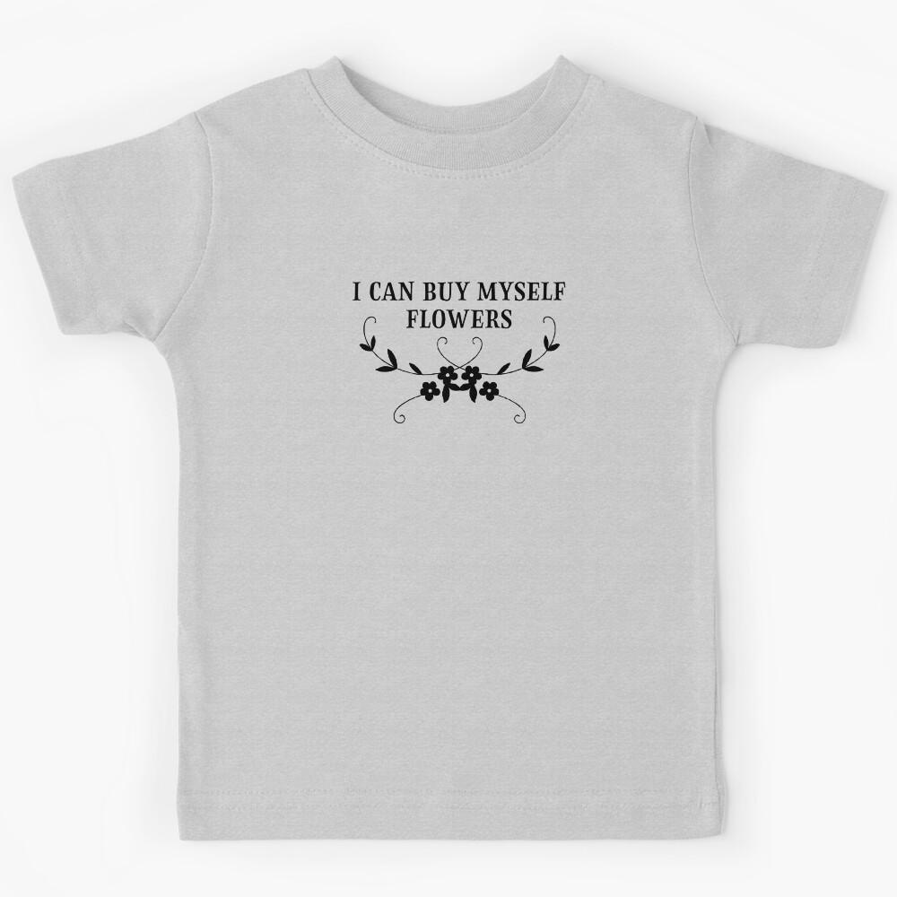 Flowers, black Kids T-Shirt 100