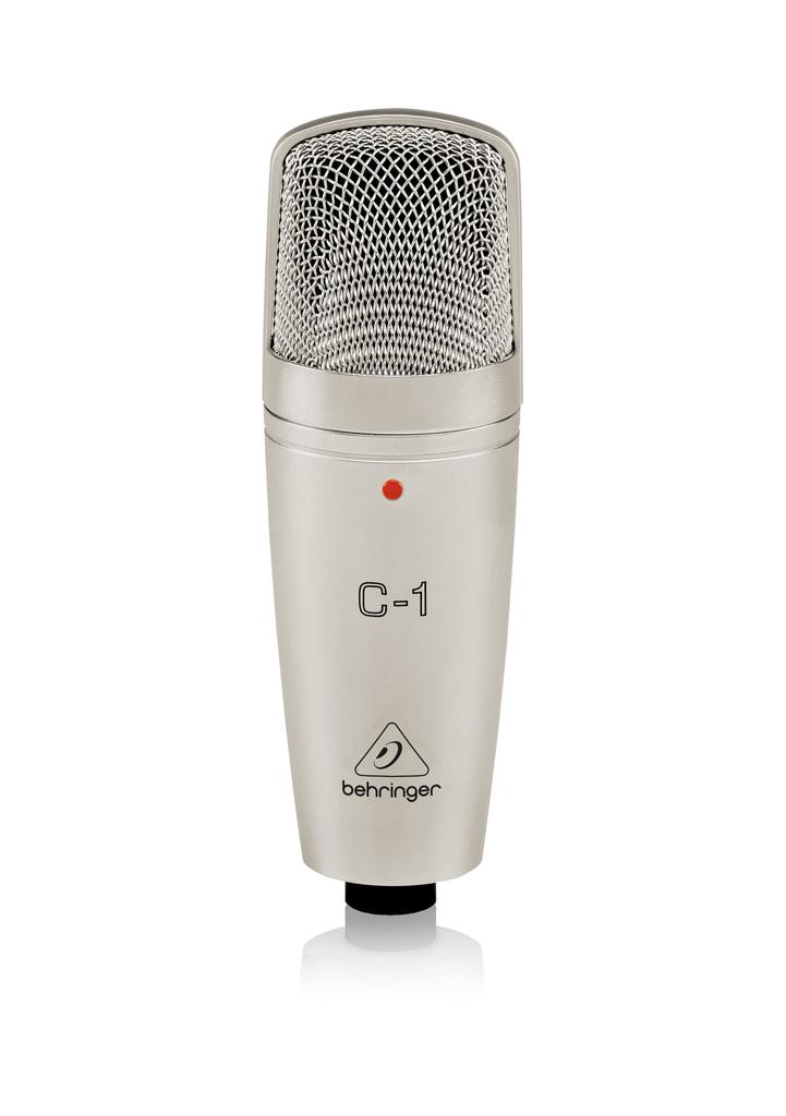 Behringer C-1 Large Diaphragm Cardioid Condenser Microphone with Carrying Case