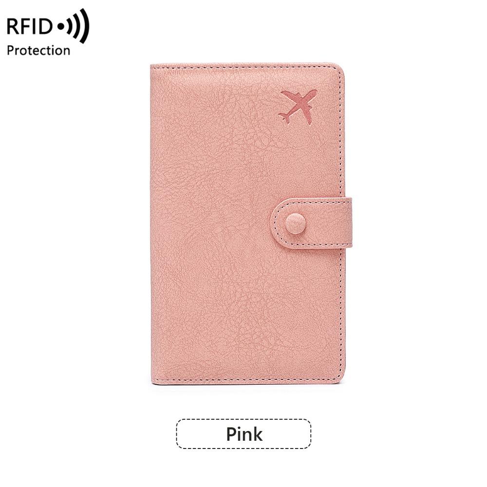 Passport Cover PU Passport Bag Card Holder Passport Clip Portable Storage Bag  Men