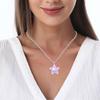 Light Up Star Necklace 3D Star Necklace LED Light Necklace Decoration Family Party Favor Classroom Exchange Gifts