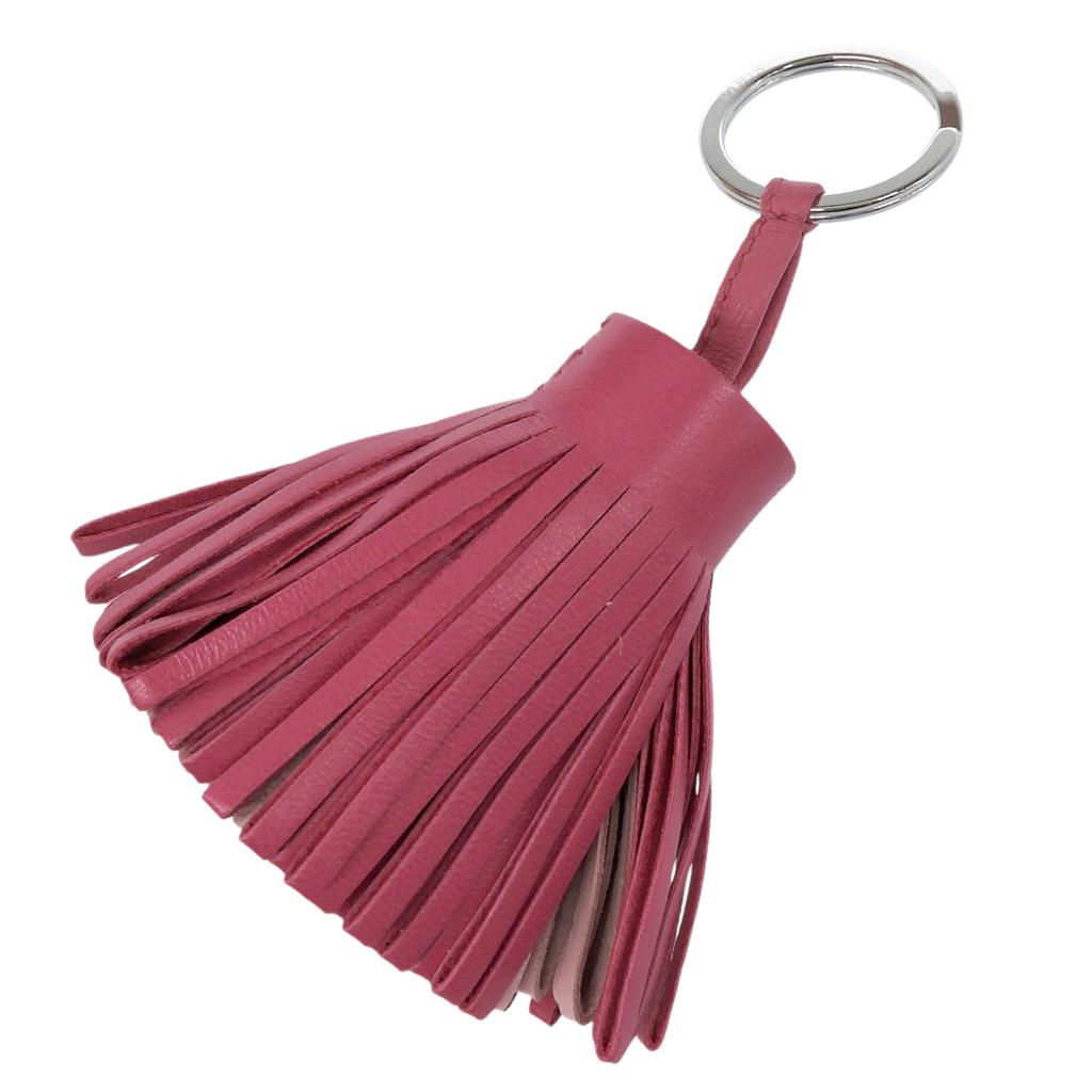Excellent HERMES Bag charm Carmen Key ring pink Anyo Miro Women Used