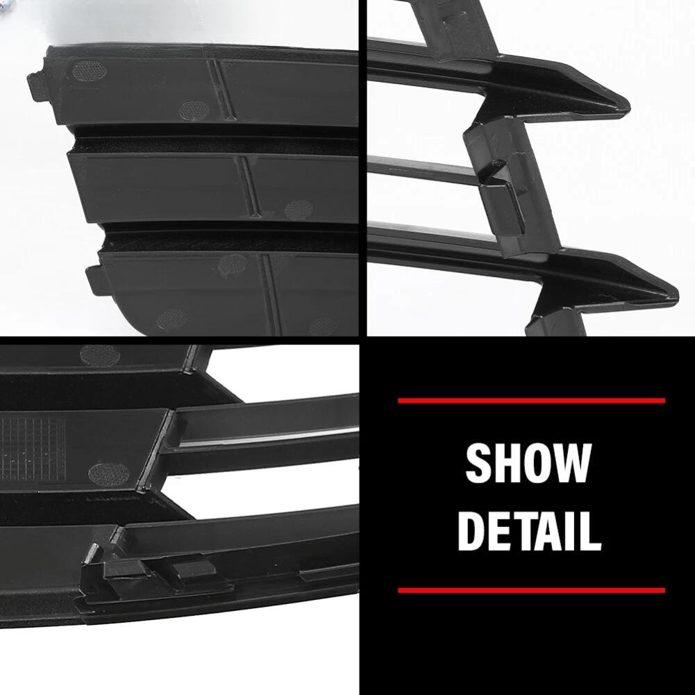Set of Two Front Lower Bumper Fog Light Covers for For A7 2011-2014 OEM 4G8807681 4G8807682 Plastic Automotive Parts