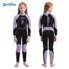 Children's 3.5mm Warm Velvet One-Piece Diving Suit for Surfing