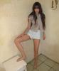 CENTAUR.KR Lace-Up Cut Off Denim Shorts_Light Blue