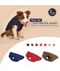 Winter Dog Clothes Outdoor Cold Proof Warm Dog Jacket with Fleece Cotton Lining Chihuahua French Bulldog Puppy Clothing Coat