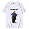 Bertram Eats I Eat Kids Graphics T Shirt Men Women  Short Sleeve Casual Streetwear 2024 Summer Funny Unisex Tee S
