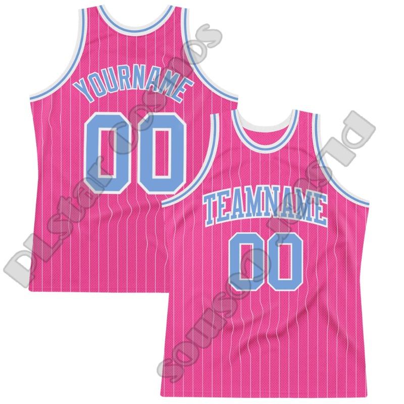 Custom Name Team Number Basketball Jersey Shirts Retro Pattern Sportswear Vintage Summer Tank Top