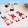Cartoon Faceless Doll Cutlery Set Festive Christmas Table Dressing Props