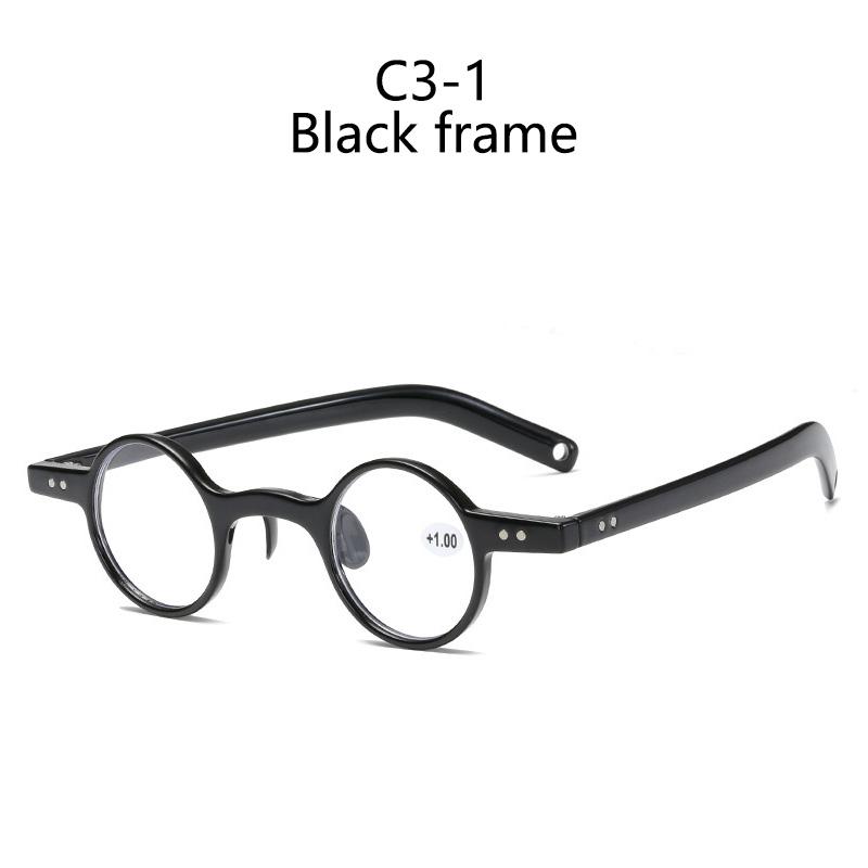 Retro Small Square Round Frame  Eyeglasses Anti-Blue Light Blocking Reading Glasses Transparent Presbyopia Eyewear