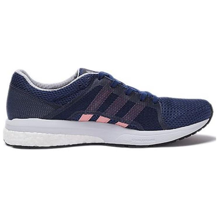 Adidas Adizero Non-Slip Comfortable Shock Absorbing Durable Low-Top Running Shoes Women Sneakers Blue BA8096