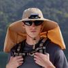 USB Charging Solar Fan Hat Quick Dry Bucket Hat Fashion Men Sun Hat  Summer