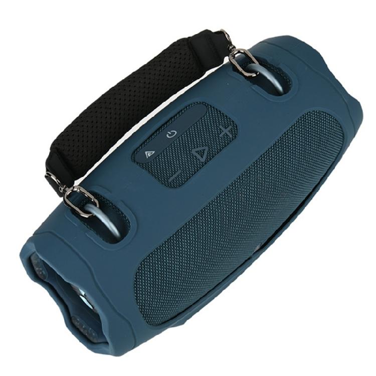 Portable Silicone Case Carrying Storage Bag with Shoulder Straps for Xtreme 4 Speakers for Travel Home Office