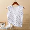 Dam sommar linnen plus size bomull långt linne stretchigt ärmlöst lager-på-lager camisole underlinnen löst cami bas t-shirts