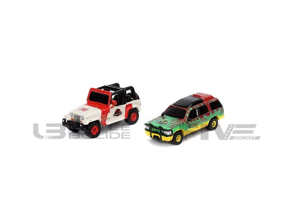 Jada Toys NANO SCENS JADA TOYS Dinosaur World Diorama Set VEHICLES with Mini Cars w/2