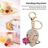 Skull Keychain Death   Flower Skull Car Keychain with Key Rings Hook Cool Keychain for Car Pendant Handbag Decor