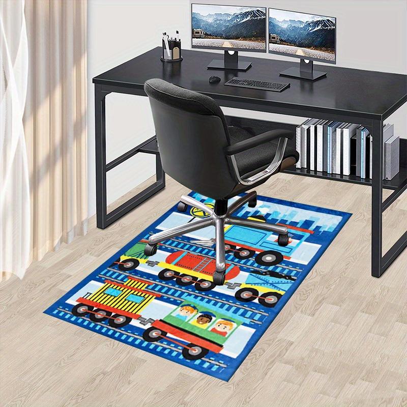 Office Carpet Train Adventure: A Fun and Vibrant Rug for Your Home Office, Perfect As a Sofa Carpet