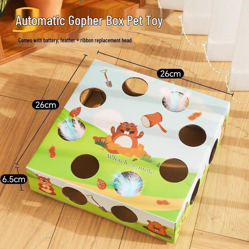 Hoopet Automatic Whack-a-Mole Cat Toy